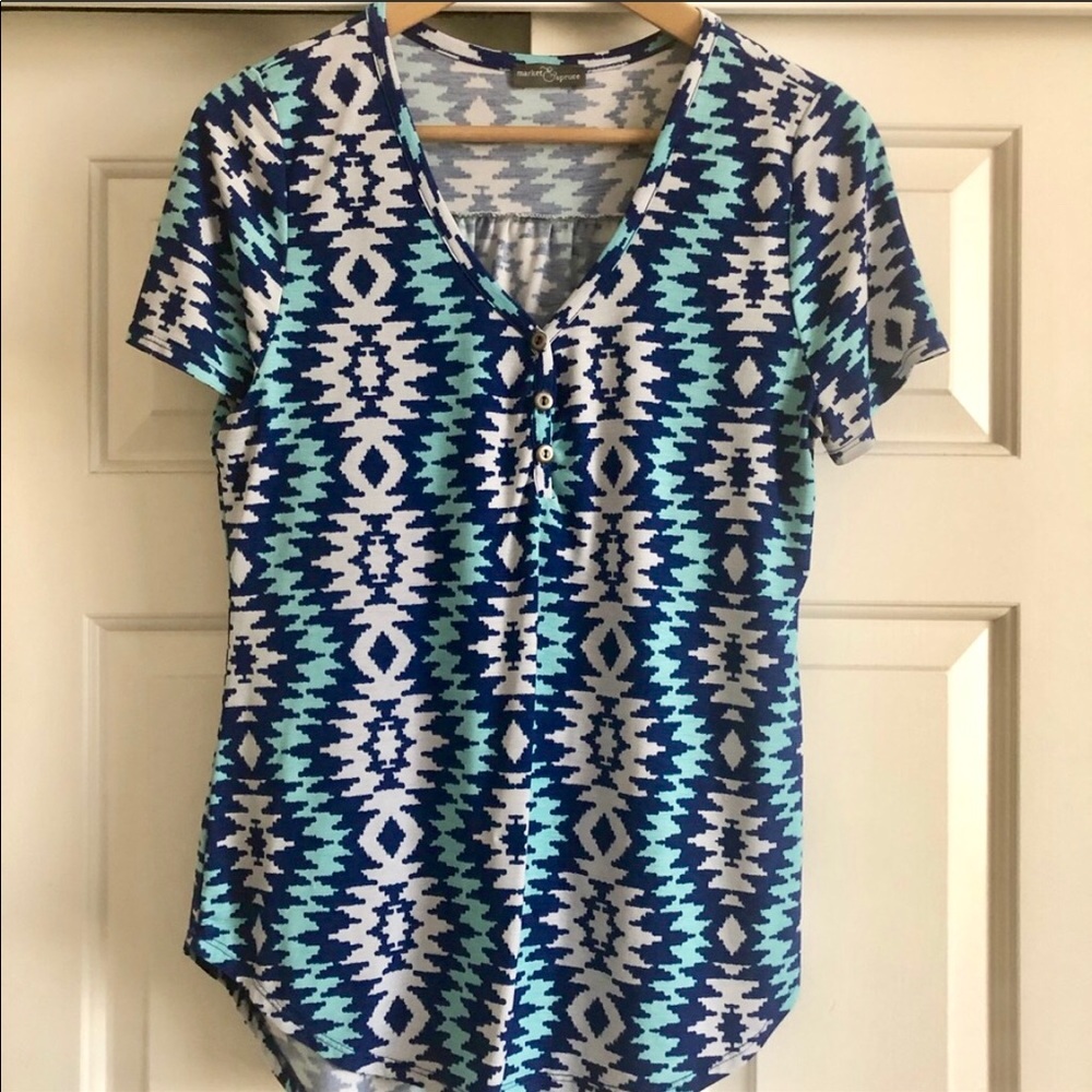 Market & Spruce Henley Top